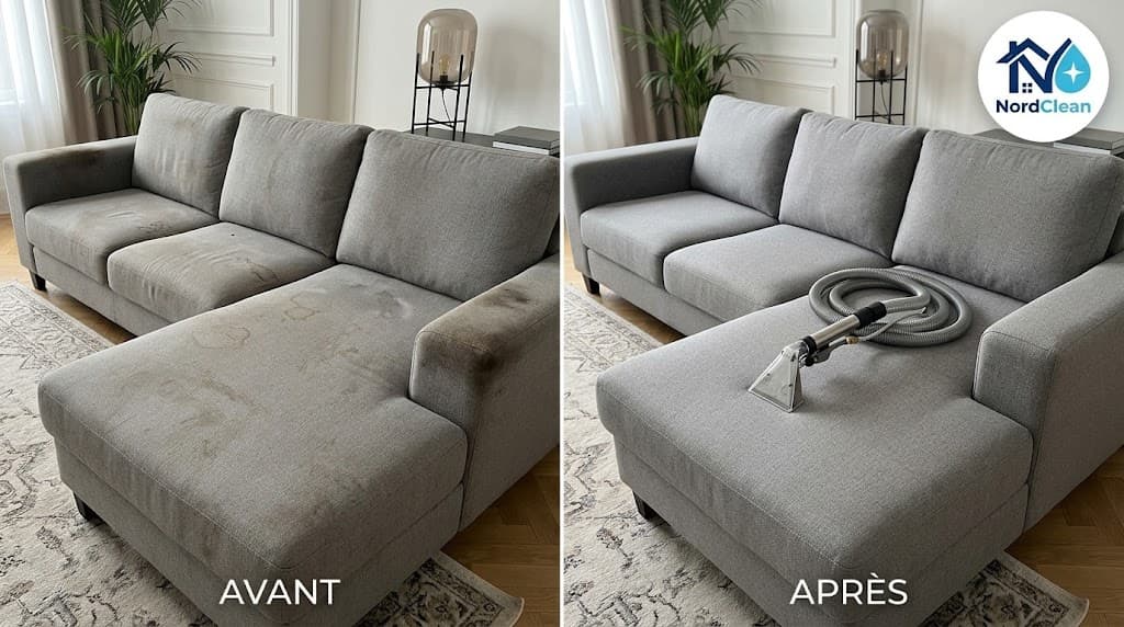 Nettoyage canapé à Tanger à domicile - NordClean